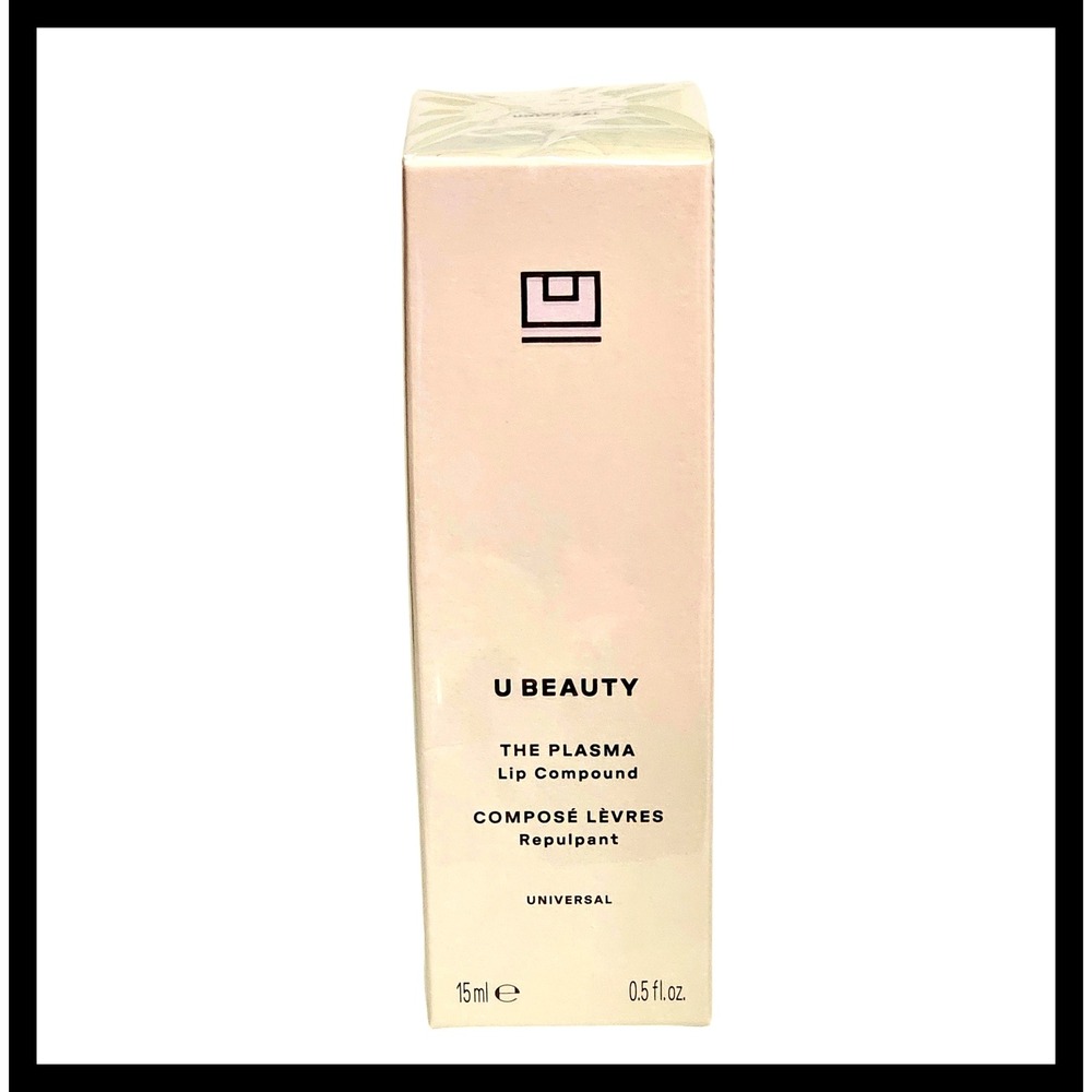 U BEAUTY The Plasma Lip Compound UNIVERSAL 15mL / .5 Fl Oz Full Size New Sealed